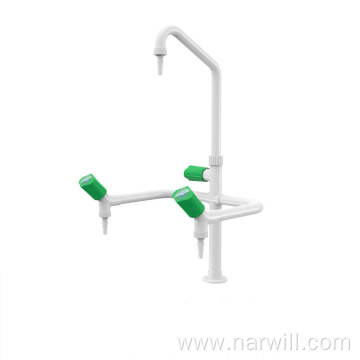 Laboratory Triple outlet faucets White